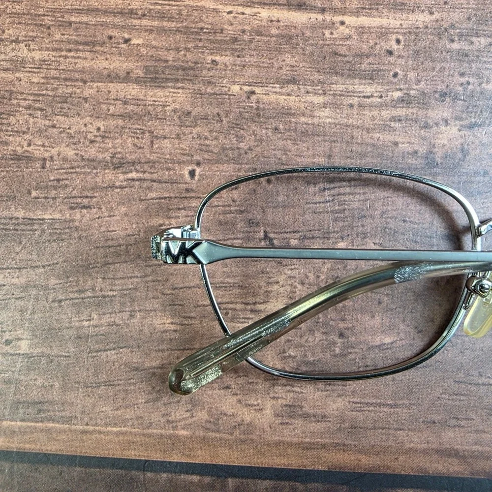 Michael Kors Key Largo MK3027 Silver Gold Metal‎ Cat Eye Eyeglasses 52-16-140